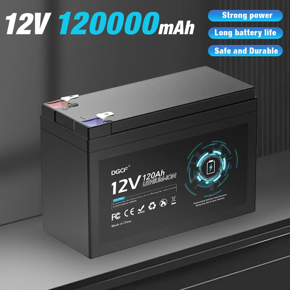 12V 65Ah 100Ah 120Ah lithium Battery Pack Lithium Iron Phosphate Batteries Built-in BMS For Solar Boat With 12.6V Charger
12V 65Ah 100Ah 120Ah lithium Battery Pack Lithium Iron Phosphate Batteries Built-in BMS For Solar Boat With 12.6V Charger
