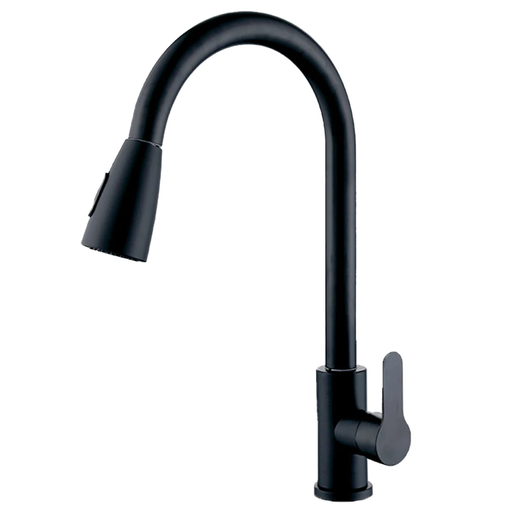 Sleek Design Kitchen Faucet PullOut Water Tap Faucet Brushed/Black Color Extended Pull Design Acid and Alkali Resistance
Sleek Design Kitchen Faucet PullOut Water Tap Faucet Brushed/Black Color Extended Pull Design Acid and Alkali Resistance