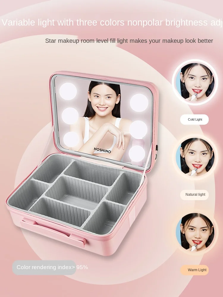 Cosmetic Case Travel Fantastic Bag Small Portable Large Capacity Storage Bag with Mirror
Cosmetic Case Travel Fantastic Bag Small Portable Large Capacity Storage Bag with Mirror