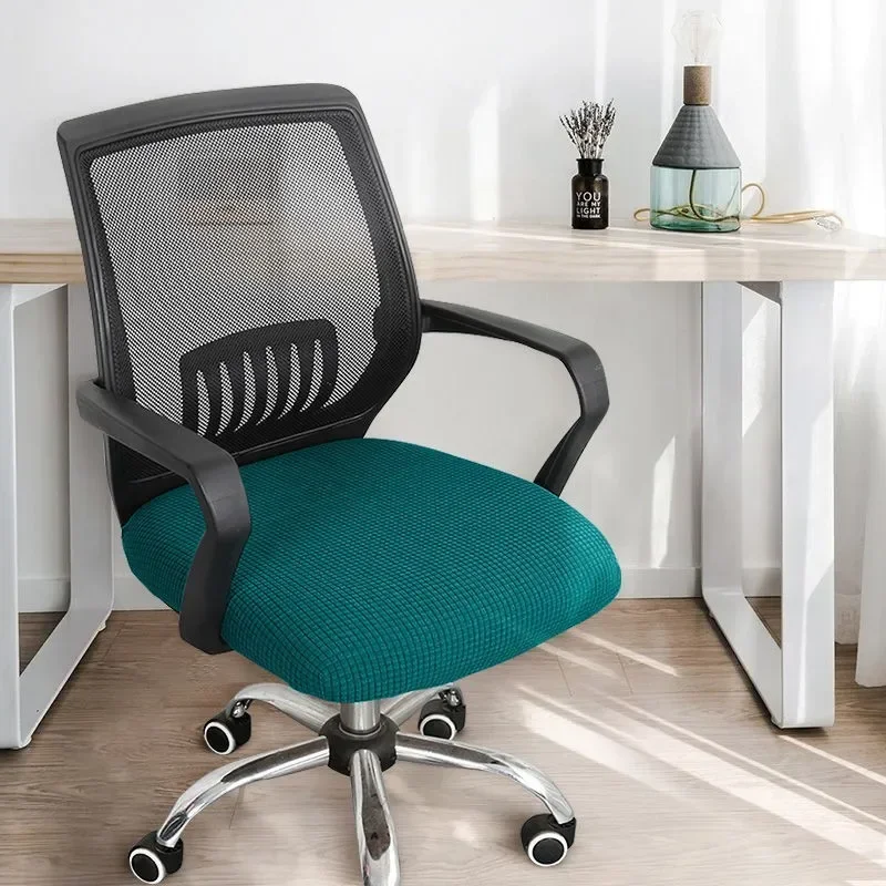 

Универсальный чехол для офисного стула, чехол для кресла с разрезом, утолщенный эластичный чехол для компьютерного стула, съемный защитный чехол для сиденья, Cas