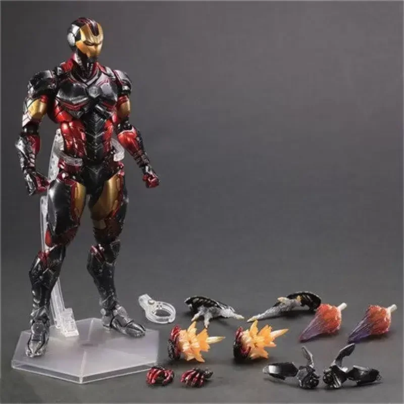 

New High Quality Hot Toyshand Made Avenge Alliance Iron Man Red Grey 2nd Generation War Machine Marvel Hand Made Resin Model Toy