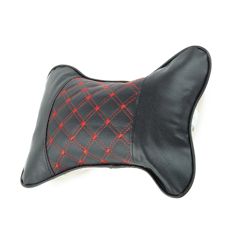 Neck 28*18*9cm Accessory For Four Seasons Elasticity Universal Headrest Pillow Support Black+Red Line Pratical
Neck 28*18*9cm Accessory For Four Seasons Elasticity Universal Headrest Pillow Support Black+Red Line Pratical