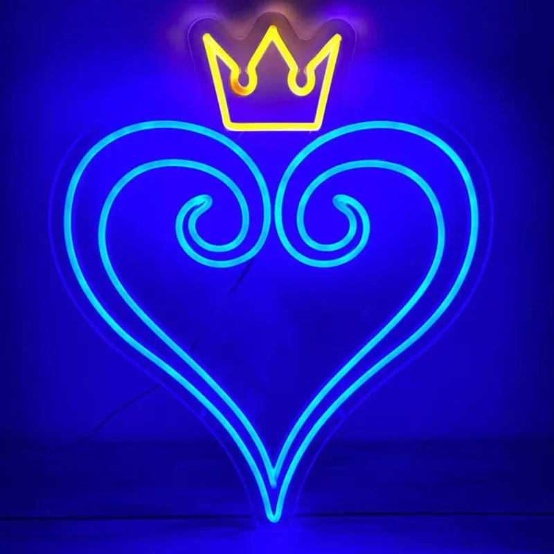 Custom Kingdom Heart Led Neon Wall Decor Neon Sign Kingdom Heart Neon Light Sign Neon Sign Bedroom LED Neon Kids Home Decor
Custom Kingdom Heart Led Neon Wall Decor Neon Sign Kingdom Heart Neon Light Sign Neon Sign Bedroom LED Neon Kids Home Decor