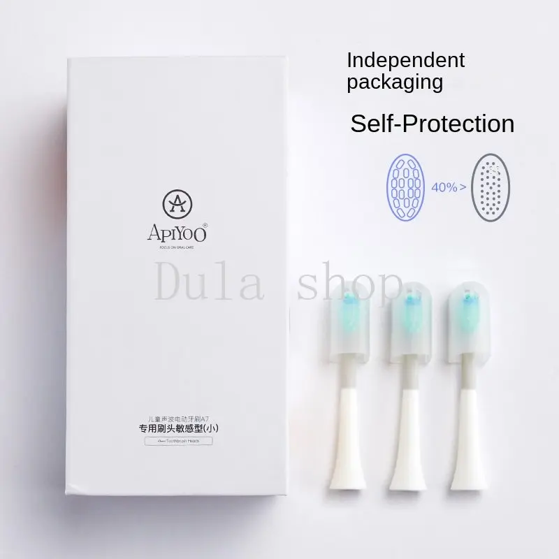 Aiyou apiyoo A7 children's cleaning/sensitive universal adaptive electric toothbrush head high density planting brush original
Aiyou apiyoo A7 children's cleaning/sensitive universal adaptive electric toothbrush head high density planting brush original