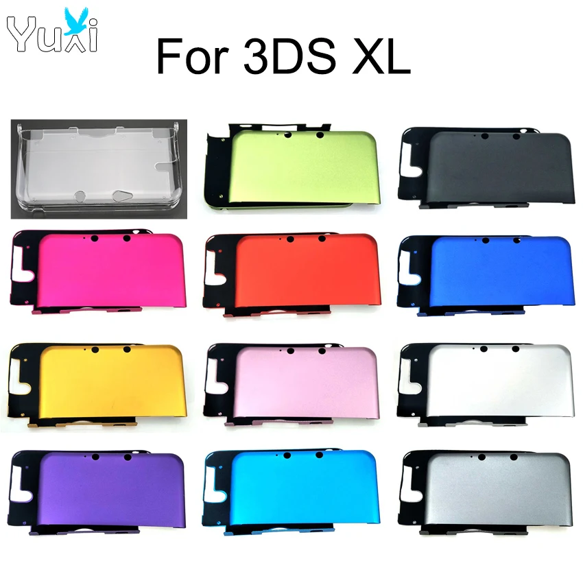 

YuXi Aluminium Protector Cover Plate Protective Case Housing Shell for 3DS XL / 3DS LL Game Accessories