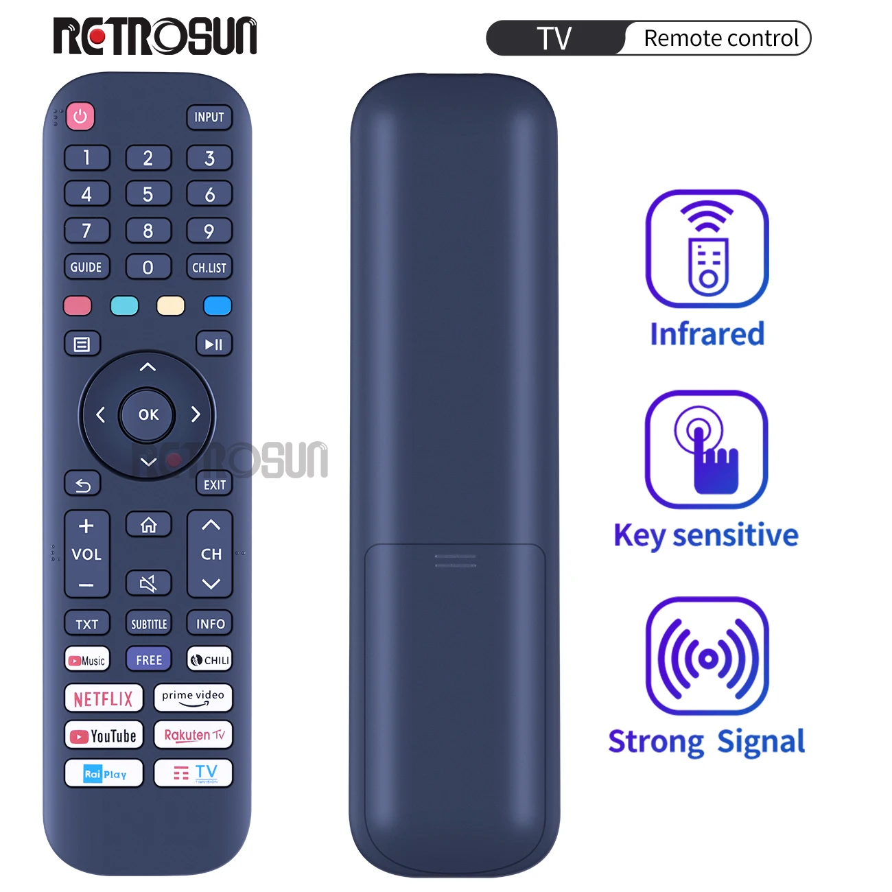Пульт дистанционного управления для смарт-телевизора Hisense 50S5 58S5 70S5 65A7500F EN2H30H EN2X30H EN2Q30H Пен 6c62h EN2G30H EN2A30 EN2J30H 4K UHD
Пульт дистанционного управления для смарт-телевизора Hisense 50S5 58S5 70S5 65A7500F EN2H30H EN2X30H EN2Q30H Пен 6c62h EN2G30H EN2A30 EN2J30H 4K UHD