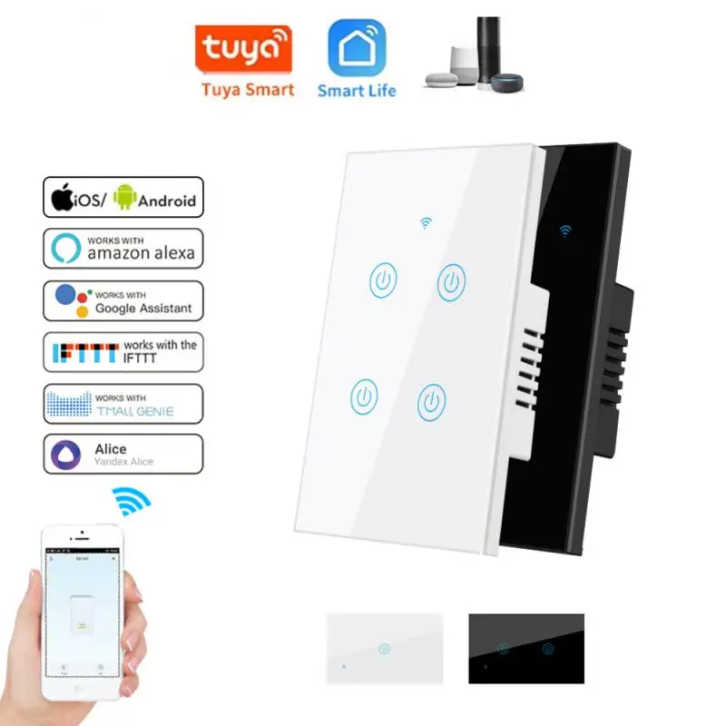 CORUI Tuya Zigbee 3.0 Smart Switch Smart Touch Switch US Home Light Wall Button Work With Alexa Google Home Yandex
CORUI Tuya Zigbee 3.0 Smart Switch Smart Touch Switch US Home Light Wall Button Work With Alexa Google Home Yandex