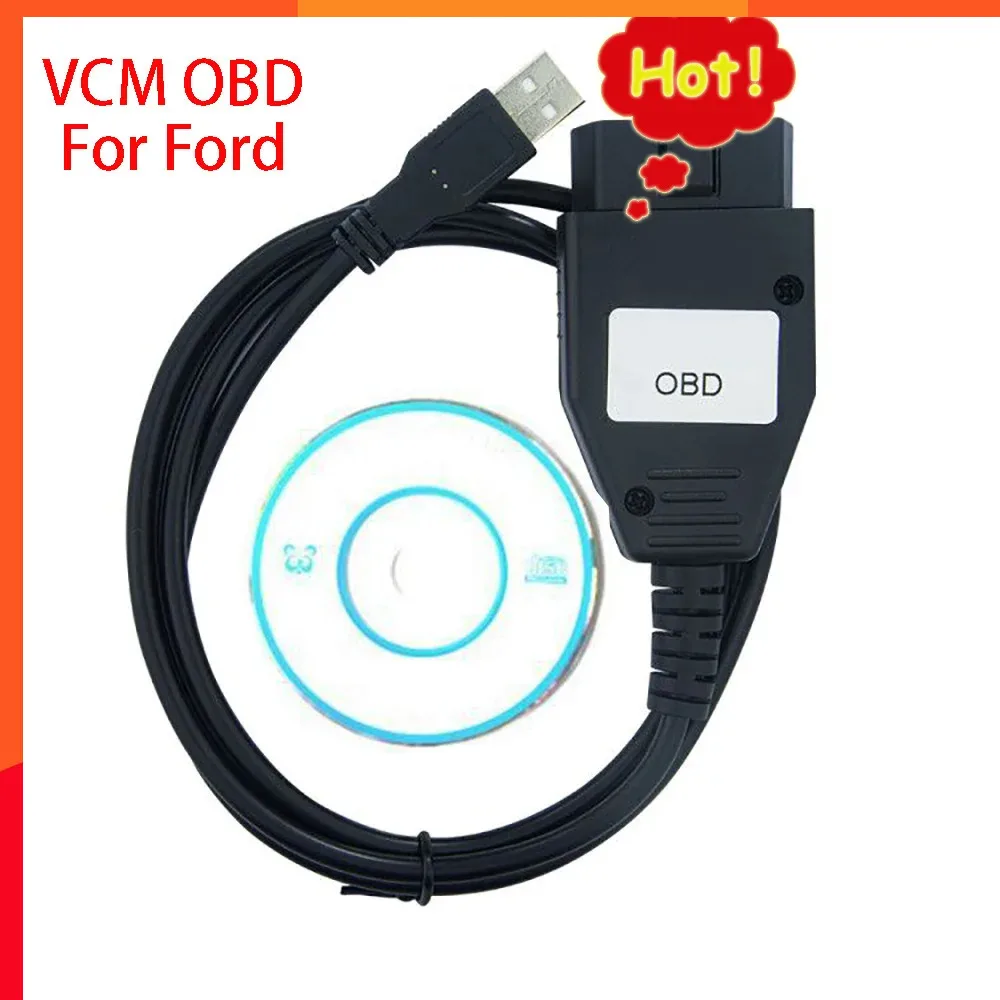 

Vcm OBD Auto Diagnostic Cable For Ford Vcm OBD Focom Scan Tool Auto Diagnostic Cable Car Fault Detection Tool OBD2 Scanner