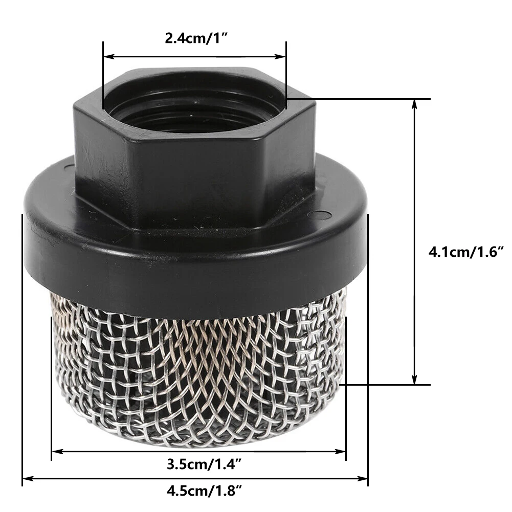 Sprayer Accessories Suction Hose Filter InletFilter Strainer 4.5 X 4cm Air Compressor Accessory Fit For 390 395
Sprayer Accessories Suction Hose Filter InletFilter Strainer 4.5 X 4cm Air Compressor Accessory Fit For 390 395