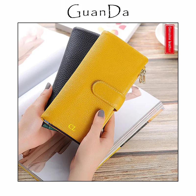 Engrave Initials Genuine Leather Multifunction Wallet Many Slots Zipper Personalized Phone Bag Leisurely Fashion Woman Purse
Engrave Initials Genuine Leather Multifunction Wallet Many Slots Zipper Personalized Phone Bag Leisurely Fashion Woman Purse