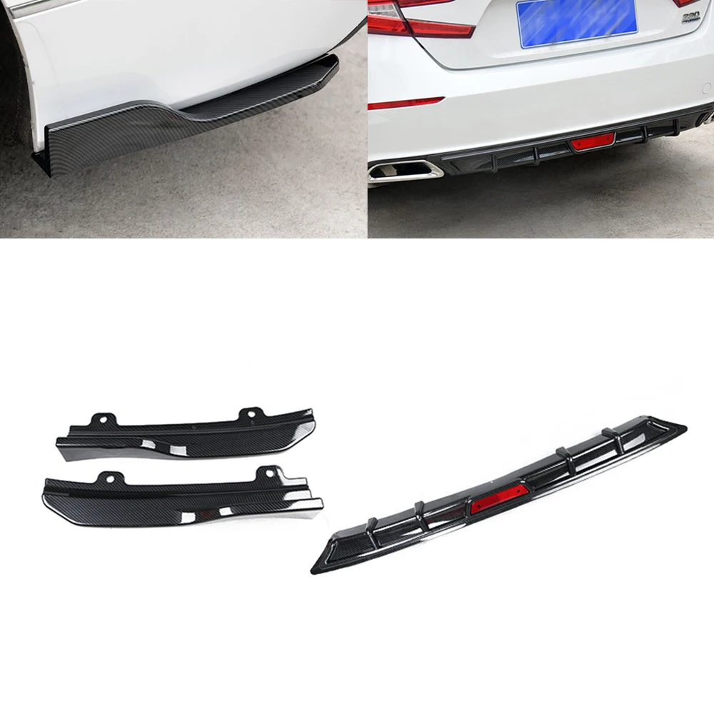 Car Front Bumper Spoiler Splitter Lip With Rear Exhaust Trim Diffuser Lip & Side Cover For Honda Accord 10th 2018
Car Front Bumper Spoiler Splitter Lip With Rear Exhaust Trim Diffuser Lip & Side Cover For Honda Accord 10th 2018