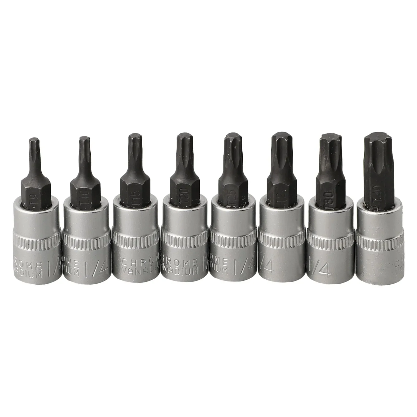 1pc Torx Screwdriver Bit 1/4 Inch Drive Socket Ratchet Socket Wrench Adapter Hand Tools T8 T10 T15 T20 T25 T27 T30 T40 Torx
1pc Torx Screwdriver Bit 1/4 Inch Drive Socket Ratchet Socket Wrench Adapter Hand Tools T8 T10 T15 T20 T25 T27 T30 T40 Torx