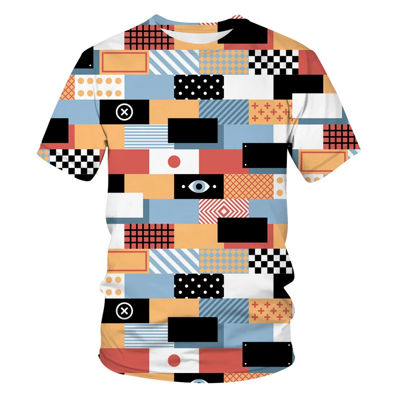 2021 new Summer T-shirt Men Streetwear Round Neck Short Sleeve Man / woman Hip Hop Tees funny Geometry Clothes Casual 3D Print
2021 new Summer T-shirt Men Streetwear Round Neck Short Sleeve Man / woman Hip Hop Tees funny Geometry Clothes Casual 3D Print