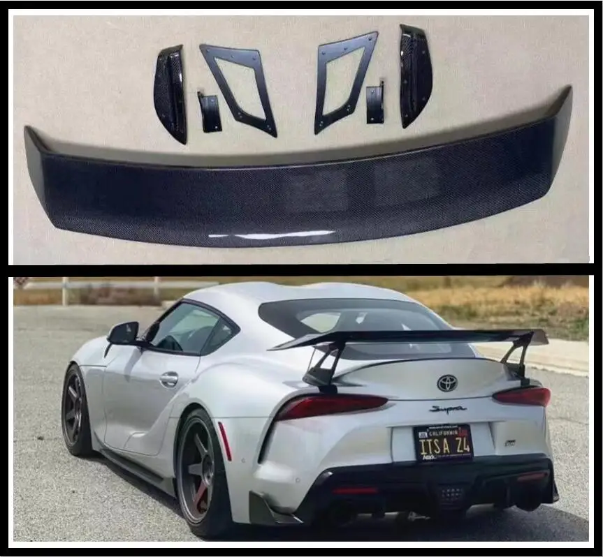 GT STYLE REAL CARBON FIBER REAR WING TRUNK LIP SPOILER FOR Toyota Supra A90 2019 2020 2021 2022 2023 2024
GT STYLE REAL CARBON FIBER REAR WING TRUNK LIP SPOILER FOR Toyota Supra A90 2019 2020 2021 2022 2023 2024