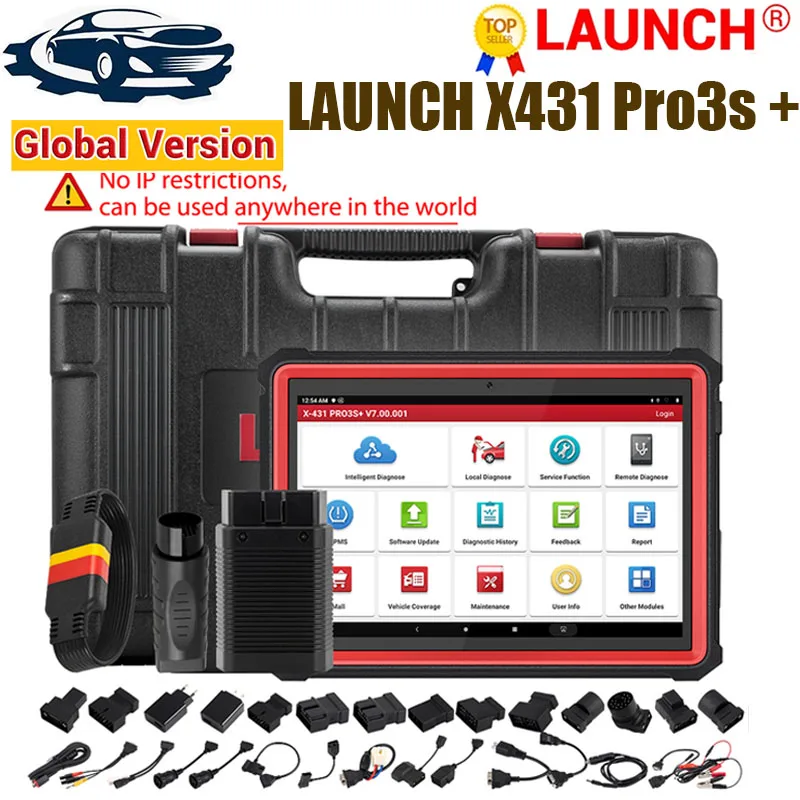 LAUNCH X431 PRO3S + /PRO3S + HDIII 12 В 24 В для тяжелых грузовиков, вся система диагностики 30 + считыватель кодов сброса, активное тестирование кодирования ECU
LAUNCH X431 PRO3S + /PRO3S + HDIII 12 В 24 В для тяжелых грузовиков, вся система диагностики 30 + считыватель кодов сброса, активное тестирование кодирования ECU
