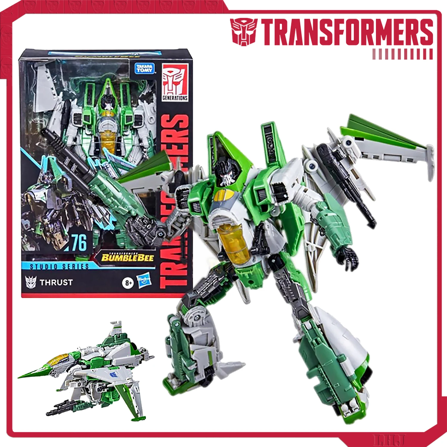 TAKARA TOMY Transformers Studio SS series SS76 SS-76 Thrust V BB Anime Figures Kid Action Model Toy Collection Gift
TAKARA TOMY Transformers Studio SS series SS76 SS-76 Thrust V BB Anime Figures Kid Action Model Toy Collection Gift
