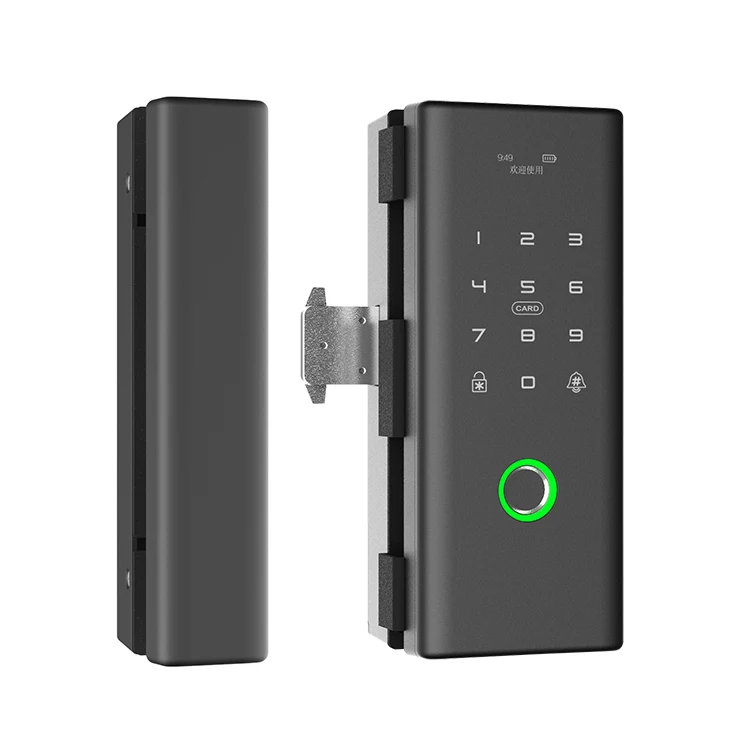 Glass Cutting Free Easy Usage Intelligence Electronic Fingerprint Smart Glass Door Hook Lock With Screen
Glass Cutting Free Easy Usage Intelligence Electronic Fingerprint Smart Glass Door Hook Lock With Screen