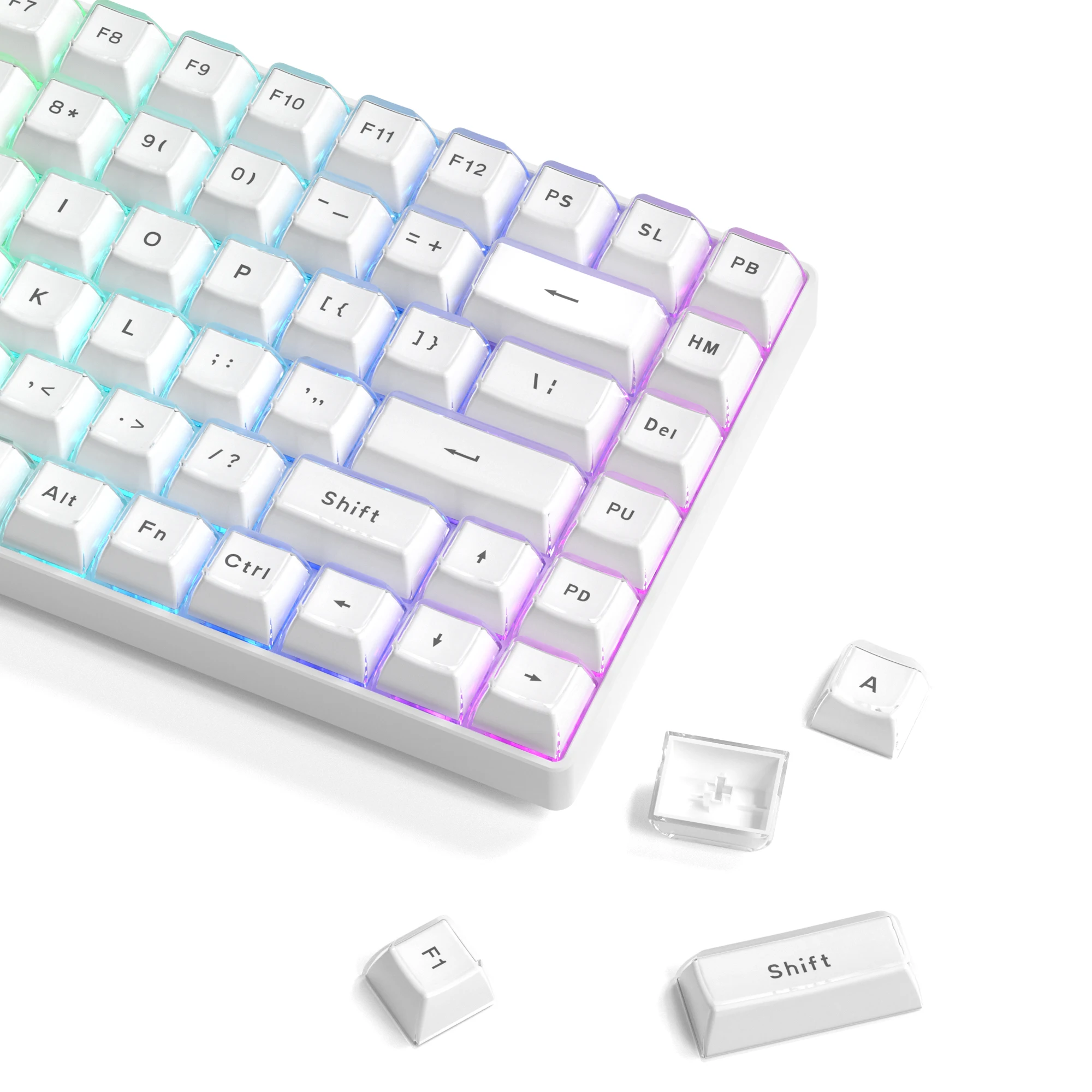 Колпачок для механической клавиатуры Cherry MX 61 68 113, белый прозрачный колпачок для клавиш с белым желеобразным верхним принтом, прозрачный колпачок для клавиатуры со стразами льда, OEM профиль, 104
Колпачок для механической клавиатуры Cherry MX 61 68 113, белый прозрачный колпачок для клавиш с белым желеобразным верхним принтом, прозрачный колпачок для клавиатуры со стразами льда, OEM профиль, 104