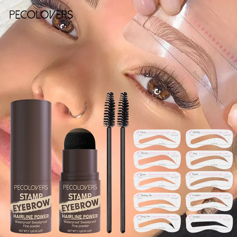 New Brow Stamp Kit Reusable Head Eyebrow Powder Stencil Kit Makeup Shadow Stick One Step Eyebrow Shaping Long Lasting Stamp Kit
New Brow Stamp Kit Reusable Head Eyebrow Powder Stencil Kit Makeup Shadow Stick One Step Eyebrow Shaping Long Lasting Stamp Kit