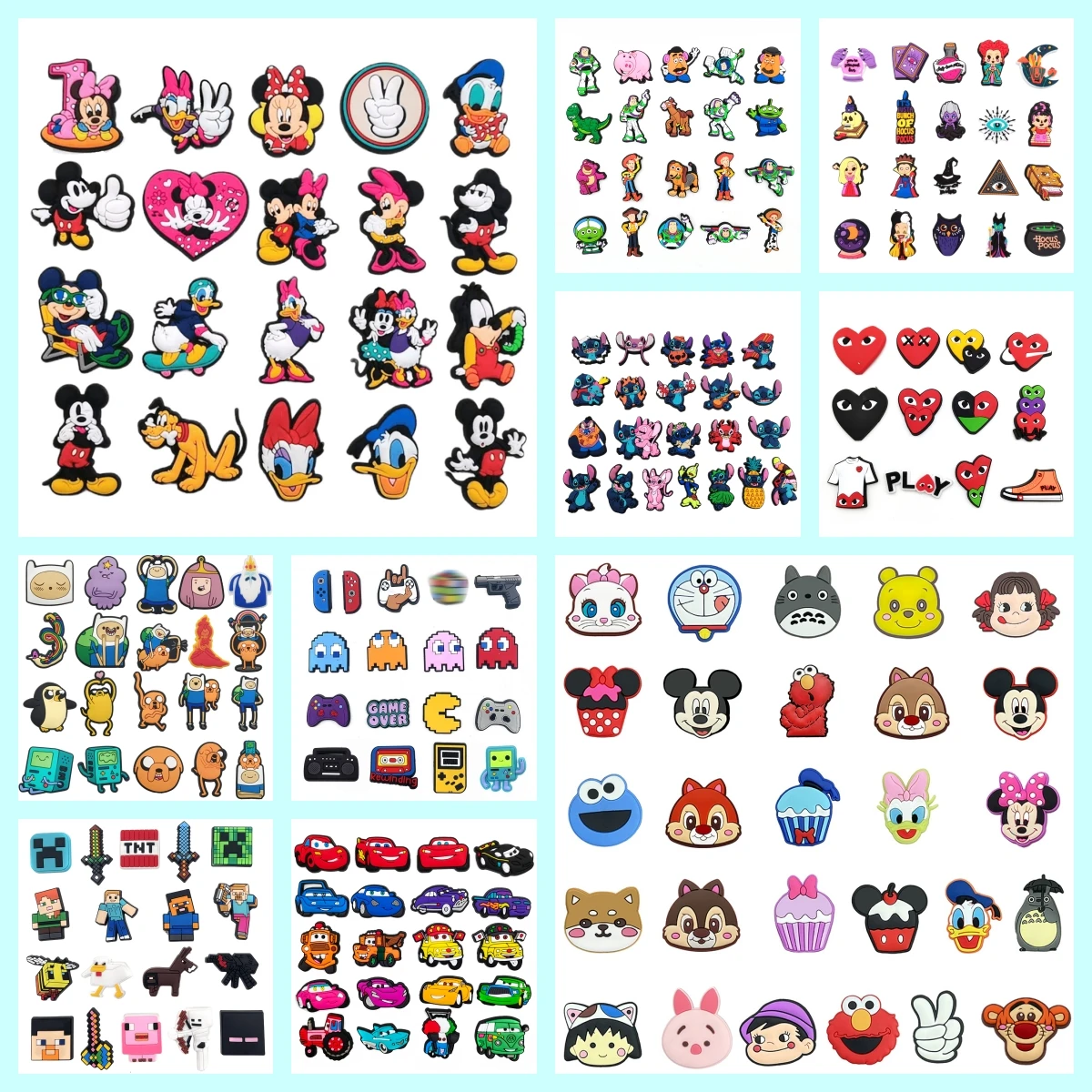 Cute anime characters Potdemiel Disney Shoe Croc Charms For Clogs Sandals Decoration Shoe Charms for Jibz Christmas present
Cute anime characters Potdemiel Disney Shoe Croc Charms For Clogs Sandals Decoration Shoe Charms for Jibz Christmas present