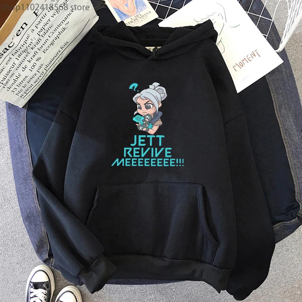Valorant Hoodies for Men Jett Funny Print Cartoon Sweatshirt Men Unisex Streetwear Korean Harajuku Long Sleeve Pullover Male Top
Valorant Hoodies for Men Jett Funny Print Cartoon Sweatshirt Men Unisex Streetwear Korean Harajuku Long Sleeve Pullover Male Top