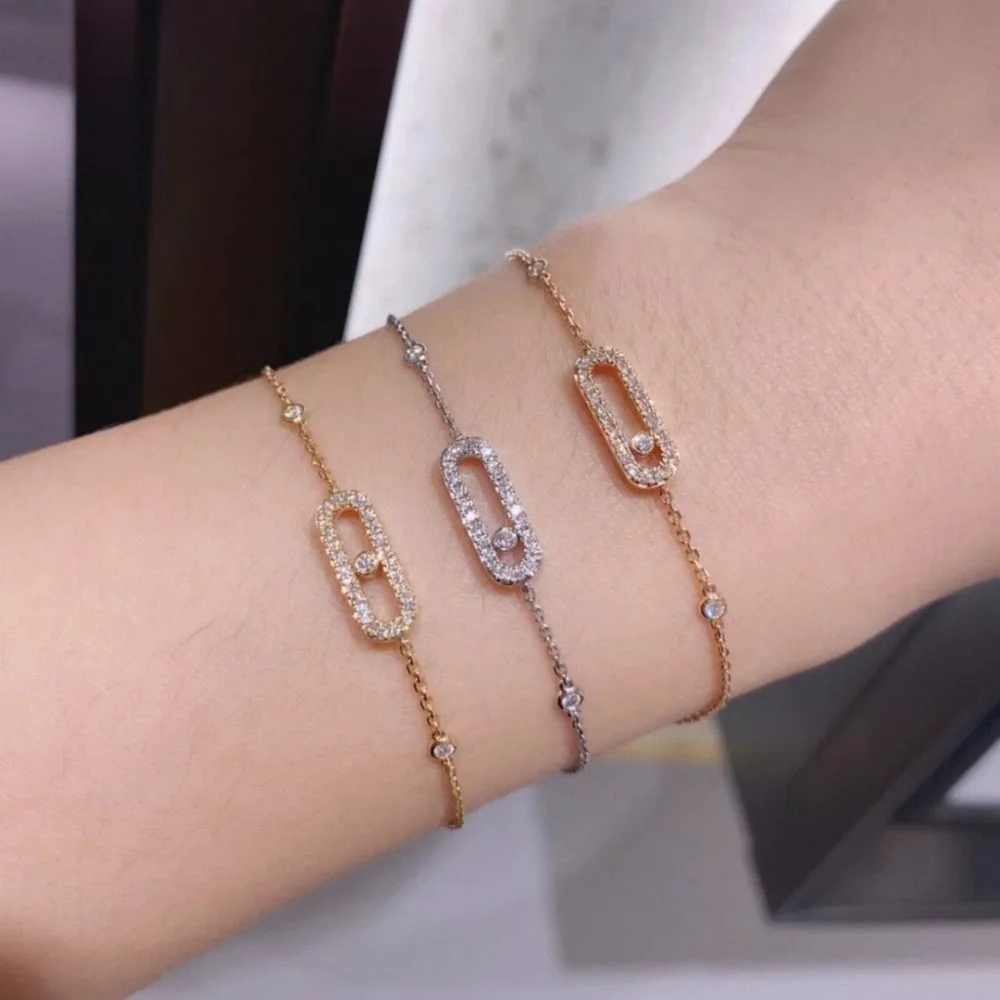 European Luxury Jewelry Move Uno Set Collection - Charming Women's Bracelet Single Diamond Sliding Design Party - Free Shipping
European Luxury Jewelry Move Uno Set Collection - Charming Women's Bracelet Single Diamond Sliding Design Party - Free Shipping