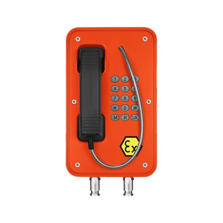 Phone for Hazardous Environments, IP67 Telephone with ATEX, Industrial Anti-explosion Telephone for Zone 1& Zone 2
Phone for Hazardous Environments, IP67 Telephone with ATEX, Industrial Anti-explosion Telephone for Zone 1& Zone 2