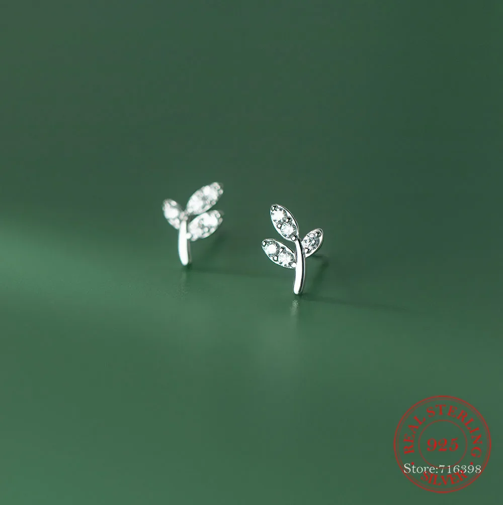 100% Real 925 Sterling Silver Stud Earrings For Women Kids 14K Gold Plated Cubic Zircon Leaf Earring Female Pendientes 2022 New
100% Real 925 Sterling Silver Stud Earrings For Women Kids 14K Gold Plated Cubic Zircon Leaf Earring Female Pendientes 2022 New