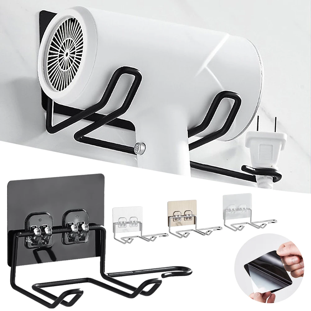 Universal Hair Dryer Holder Wall Mounted Self-Adhesive Hair Straightener Hair Organizer Shelf Bathroom Accessories For Home
Universal Hair Dryer Holder Wall Mounted Self-Adhesive Hair Straightener Hair Organizer Shelf Bathroom Accessories For Home