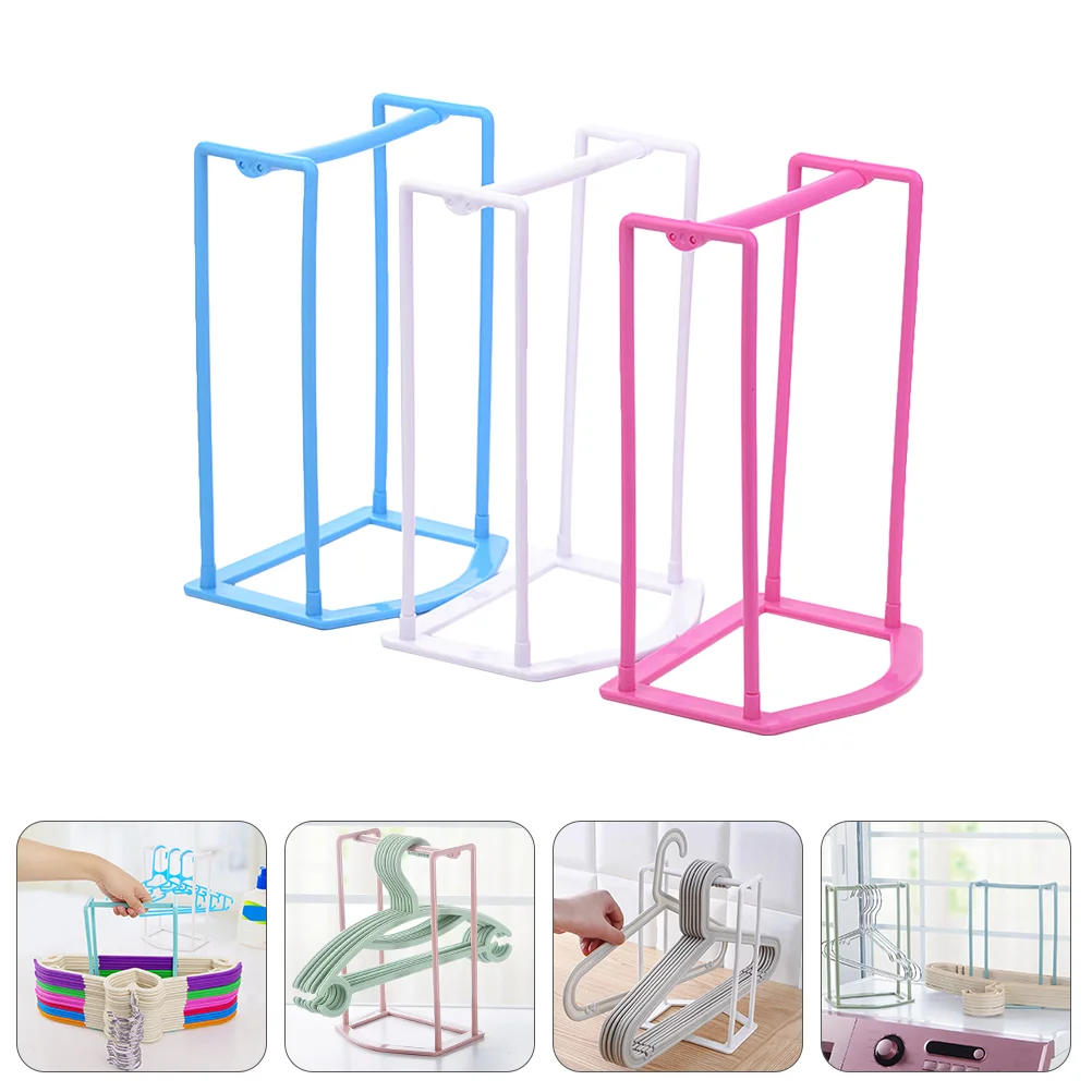 3 Pcs Clothes Storage Rack Household Hanger Organizers Cabinet Racks Finishing Plastic Hangers Coat Bracket No-Punch Portable
3 Pcs Clothes Storage Rack Household Hanger Organizers Cabinet Racks Finishing Plastic Hangers Coat Bracket No-Punch Portable