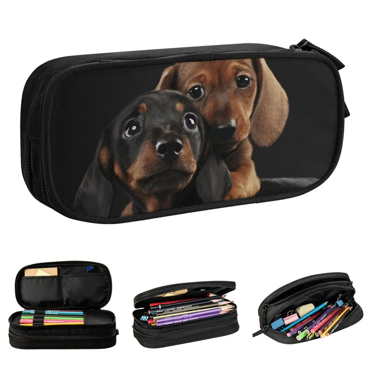Dachshund Dog Pencil Cases Wiener Sausage Doxie Pencil Box Pen Box Kids Big Capacity Bags School Supplies Stationery
Dachshund Dog Pencil Cases Wiener Sausage Doxie Pencil Box Pen Box Kids Big Capacity Bags School Supplies Stationery