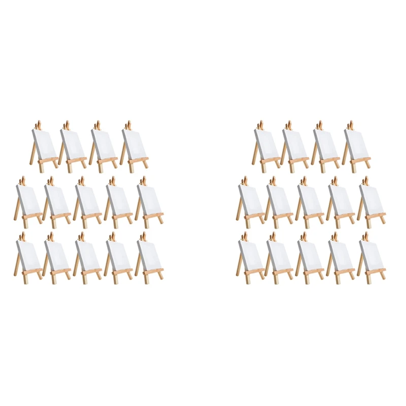 28Pcs Mini Canvas And Easel Brush Set, Canvas 4X4 Inch, Pre-Stretched Canvas, Mini Painting Kit, Kids Painting Party
28Pcs Mini Canvas And Easel Brush Set, Canvas 4X4 Inch, Pre-Stretched Canvas, Mini Painting Kit, Kids Painting Party