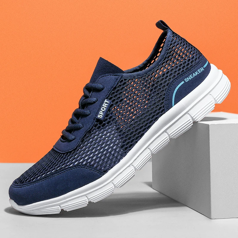 Men's Sneakers Spring and Autumn Fashion Lightweight Cheap Mesh Casual Shoes Lace Up Flat Running Shoes Zapatillas Hombre 39-46
Men's Sneakers Spring and Autumn Fashion Lightweight Cheap Mesh Casual Shoes Lace Up Flat Running Shoes Zapatillas Hombre 39-46