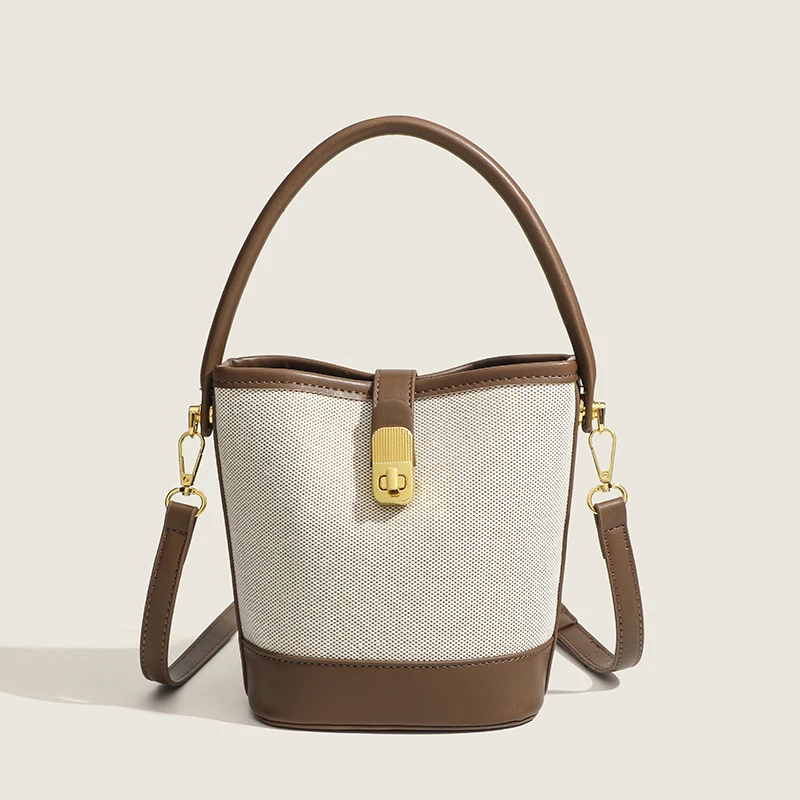 Fashion Casual Bucket Shoulder Bag Women High Quality Crossbody Bag Designer Versatile Small Handbags Trend Luxury Designer New
Fashion Casual Bucket Shoulder Bag Women High Quality Crossbody Bag Designer Versatile Small Handbags Trend Luxury Designer New