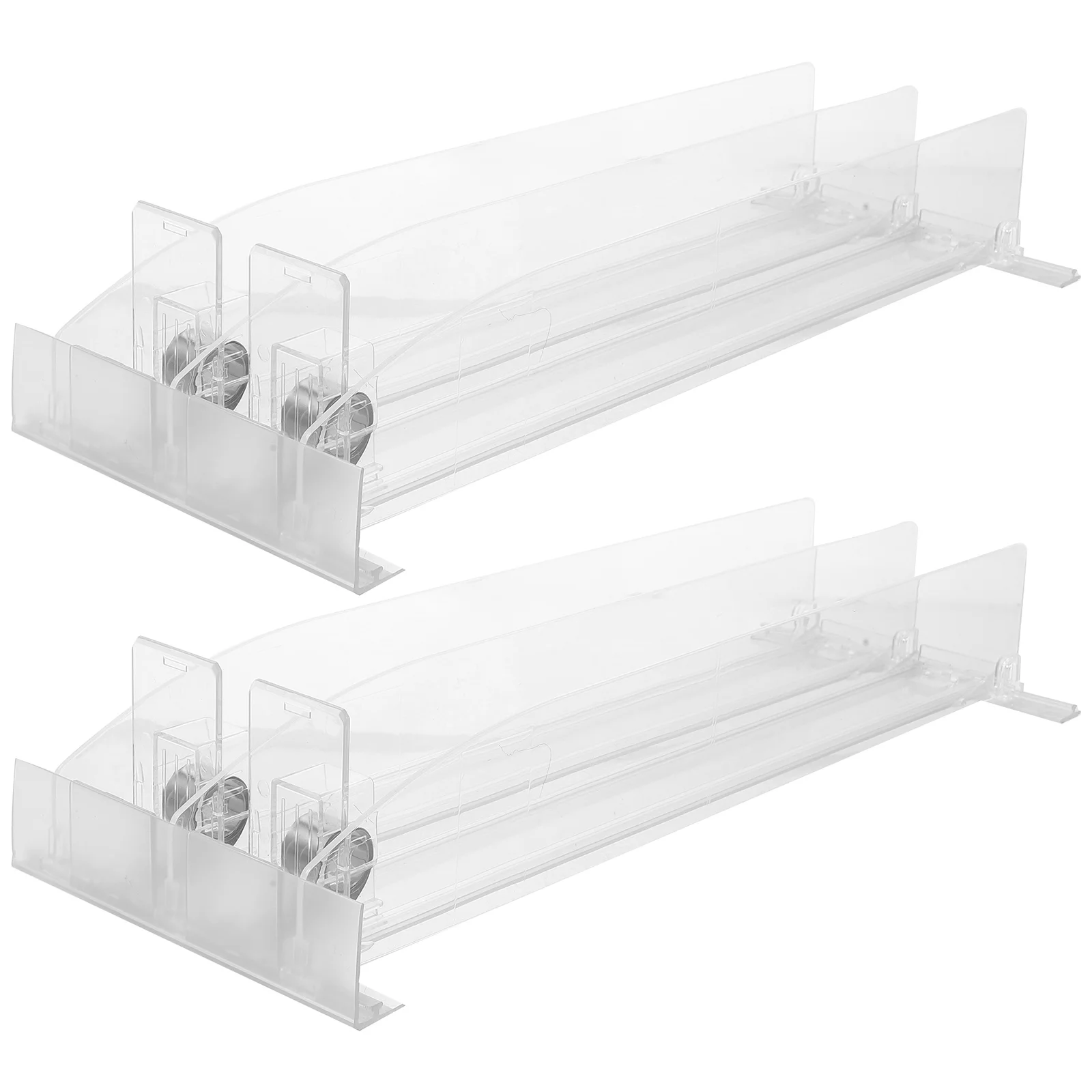2 Pcs Automatic Shelf Pusher Refrigerator Drink Organizer for Fridge Soda Holder
2 Pcs Automatic Shelf Pusher Refrigerator Drink Organizer for Fridge Soda Holder