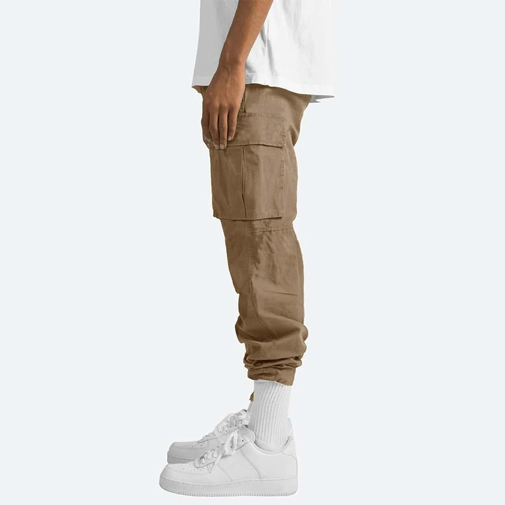 Reliable Men's Work Pants with Elastic Waistband and Multi Pockets Designed for Active Sports in Khaki/Gray/Black/Navy
Reliable Men's Work Pants with Elastic Waistband and Multi Pockets Designed for Active Sports in Khaki/Gray/Black/Navy