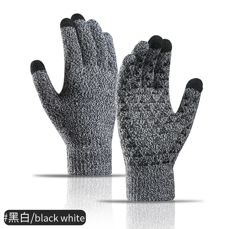 Winter Motorcycle Gloves Touch Screen Windproof Men's Cycling Gloves Anti-slip Knitted Wool Bmx Mtb Gloves Bicycle Accessories
Winter Motorcycle Gloves Touch Screen Windproof Men's Cycling Gloves Anti-slip Knitted Wool Bmx Mtb Gloves Bicycle Accessories