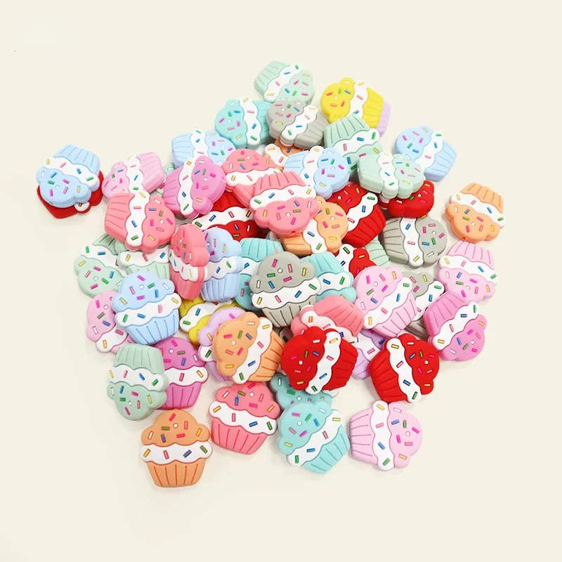 10pcs Silicone Focal Beads Ice Cream Baby Teether Food Grade Teething Chew Toys DIY Pacifier Chain Jewelry Bracelet Accessories
10pcs Silicone Focal Beads Ice Cream Baby Teether Food Grade Teething Chew Toys DIY Pacifier Chain Jewelry Bracelet Accessories