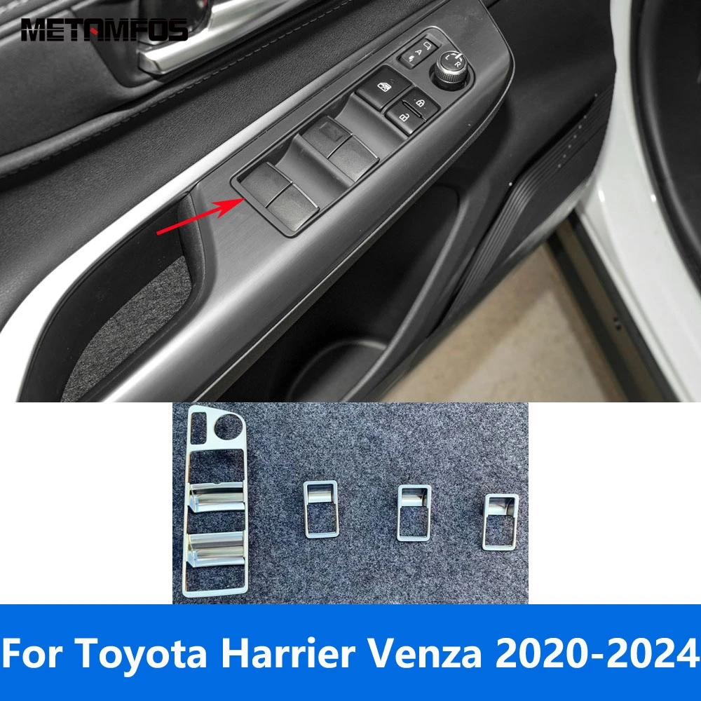 Для Toyota Harrier Venza 2020-2022 2023 2024 матовая крышка переключателя стеклоподъемника внутренняя отделка подлокотника рамка интерьерные автомобильные аксессуары
Для Toyota Harrier Venza 2020-2022 2023 2024 матовая крышка переключателя стеклоподъемника внутренняя отделка подлокотника рамка интерьерные автомобильные аксессуары