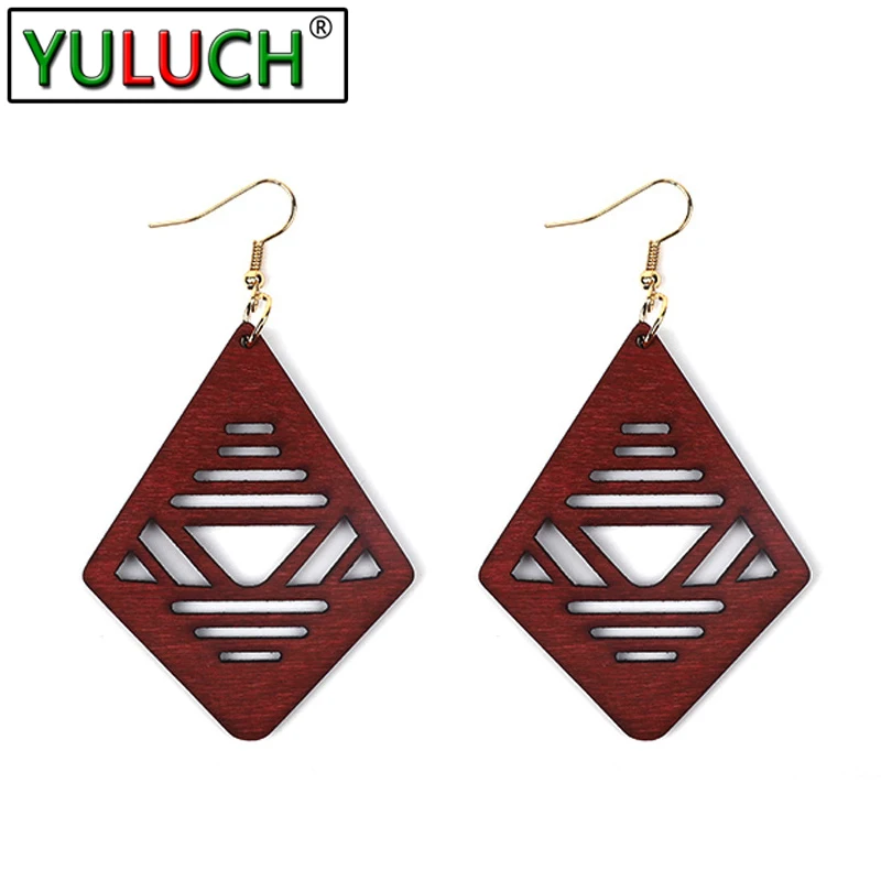 Retro Ethnic Natural Wood Dangle Earrings For Women Fashion Geometric Rhombus Hollow Drop Earring Jewelry Girls Gift Oorbellen
Retro Ethnic Natural Wood Dangle Earrings For Women Fashion Geometric Rhombus Hollow Drop Earring Jewelry Girls Gift Oorbellen
