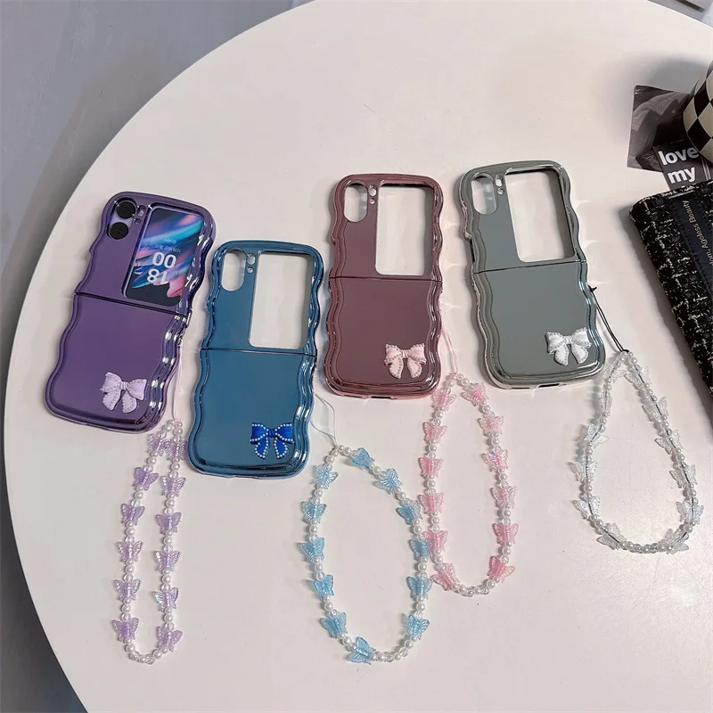 Creative and minimalist bow OPPO electroplated soft case suitable for OPPO find N2/N3 flip foldable phone case
Creative and minimalist bow OPPO electroplated soft case suitable for OPPO find N2/N3 flip foldable phone case
