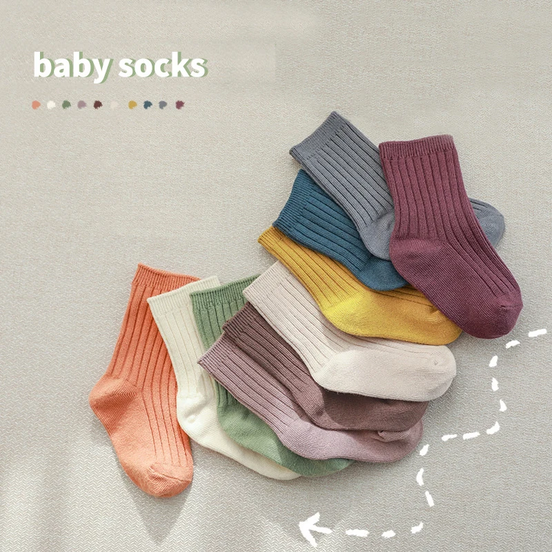5 Pairs/lot Baby Socks for Kids Girl Boy Cotton Stripe Colorful Spring Autumn Toddler Knitted Socks Newborn Children Socks 0-8 Y
5 Pairs/lot Baby Socks for Kids Girl Boy Cotton Stripe Colorful Spring Autumn Toddler Knitted Socks Newborn Children Socks 0-8 Y