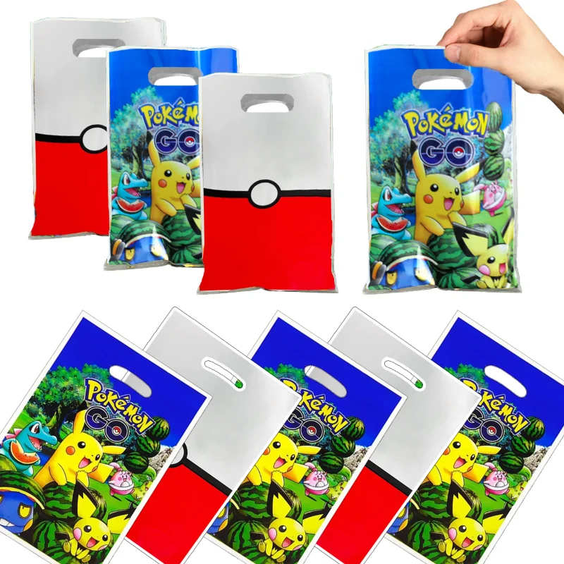 10pcs Pokemon Pokeball Gift Bag Loot Bag Boy Pikachu Birthday Party Supplies Decorations Kids Toys Gift Party Favors
10pcs Pokemon Pokeball Gift Bag Loot Bag Boy Pikachu Birthday Party Supplies Decorations Kids Toys Gift Party Favors
