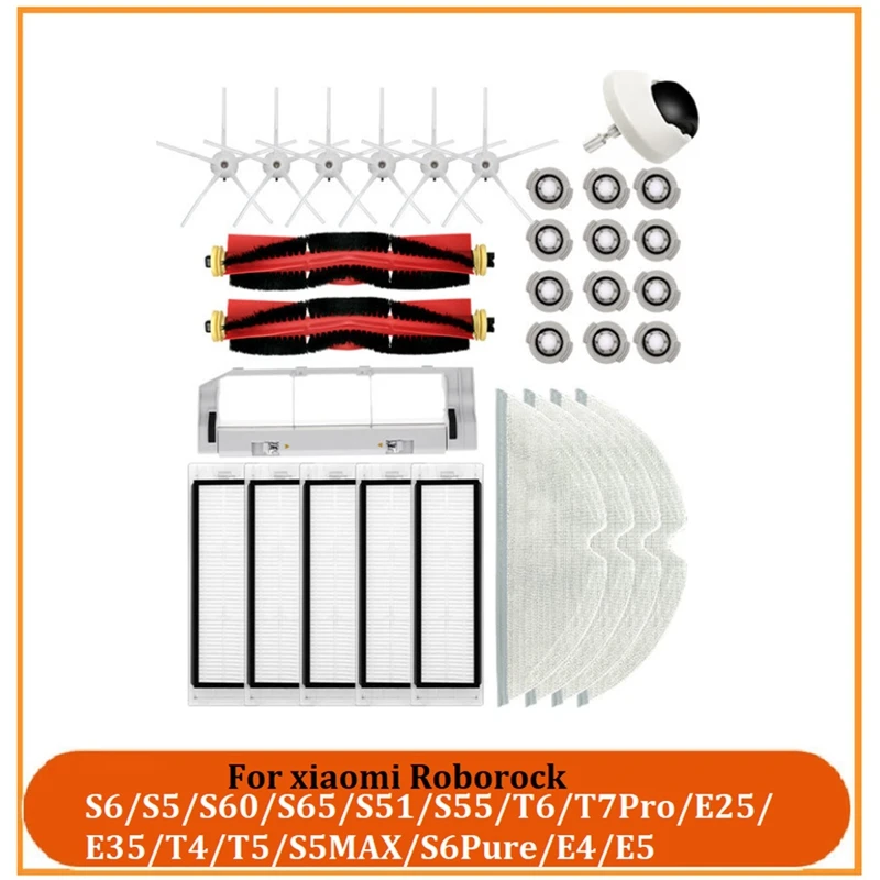 Основная щетка для Xiaomi Roborock S6/S5/S60/S65/S51/S55/T6/T7pro/E25/E35/T4/T5/S5MAX/S6pure/E4/E5
Основная щетка для Xiaomi Roborock S6/S5/S60/S65/S51/S55/T6/T7pro/E25/E35/T4/T5/S5MAX/S6pure/E4/E5