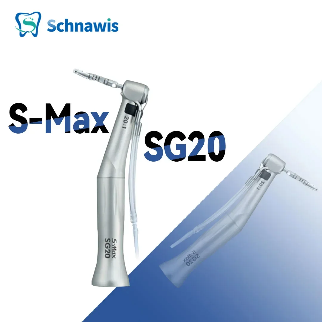

Стоматологический низкоскоростной наконечник S.Max SG20, снижение 20:1, имплантационная хирургия, наконечник с углом наклона, воздушная турбина