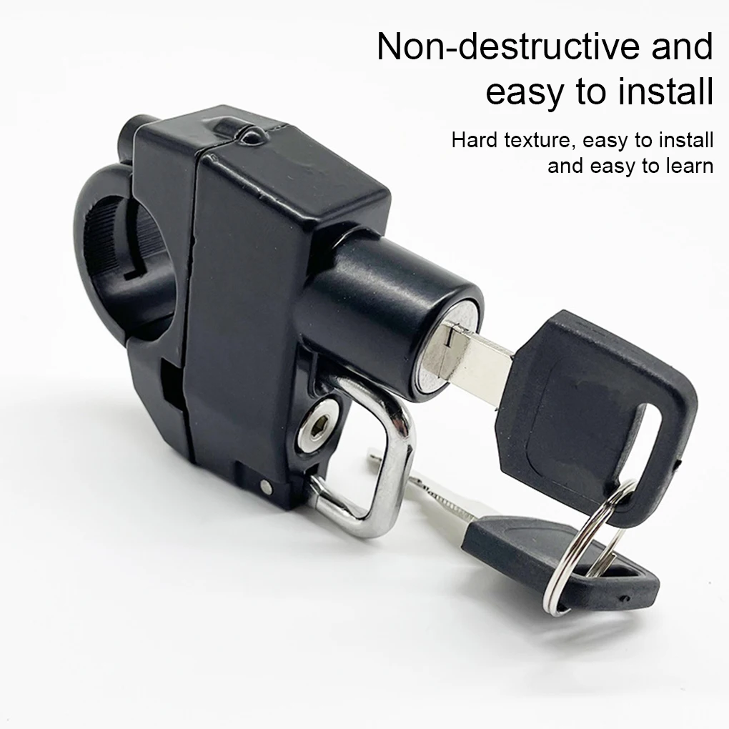 

Helmet Lock Anti-theft Locker Locking Device Fine Workmanship Solidness Shockproof Key Space Saving Convenience