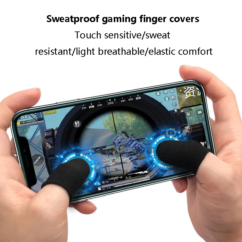 5PCS Mobile Game Finger Sleeve Silver Fiber Game Finger Sleeve Sensitive E-sports Eating Chicken Finger Sleeve Anti-sweat Touch
5PCS Mobile Game Finger Sleeve Silver Fiber Game Finger Sleeve Sensitive E-sports Eating Chicken Finger Sleeve Anti-sweat Touch