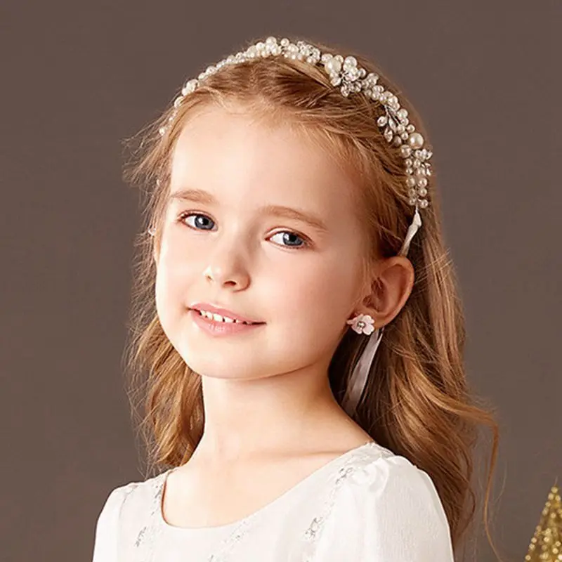 Young Lady Tiara Headwear Pearl Crown Princess Wedding Flower Girls Tiara Pearl Crystal Headband Wedding Hair Jewelry
Young Lady Tiara Headwear Pearl Crown Princess Wedding Flower Girls Tiara Pearl Crystal Headband Wedding Hair Jewelry