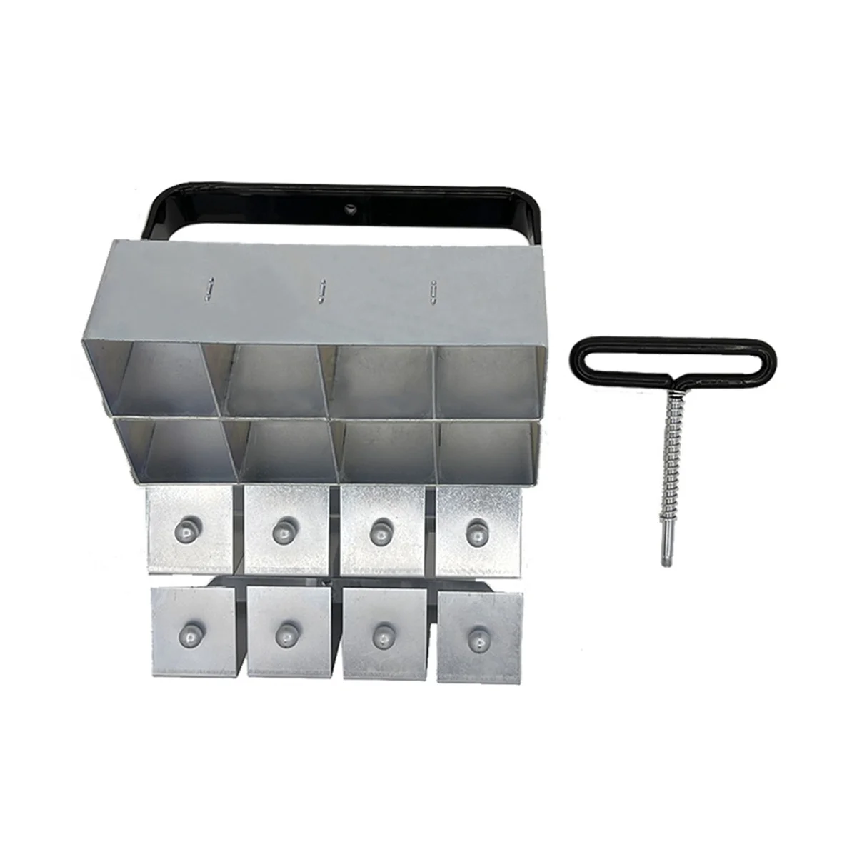 Manual Soil Block Maker Double 1 Out 8 Soil Blocker Garden Tool Soil Block Maker Block Manufacturing Device
Manual Soil Block Maker Double 1 Out 8 Soil Blocker Garden Tool Soil Block Maker Block Manufacturing Device