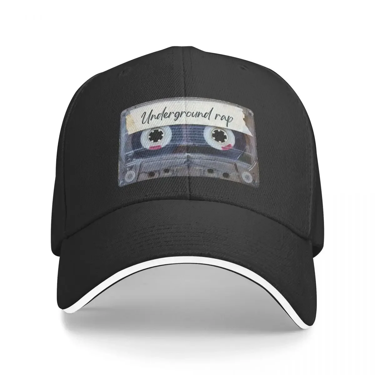 

Best of Underground Rap Music Songs Style Cassette Old School Baseball Cap Fluffy Hat sun hat Custom Cap Men Golf Wear Women's